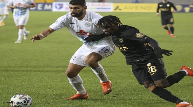 MKE Ankaragücü: 1 Çaykur Rizespor: 1